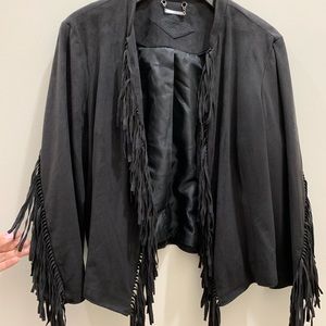 JouJou suede fringe jacket